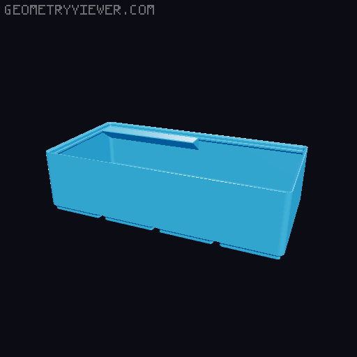 Gridfinity cups height 6 (46mm) collection 3D model thumbnail