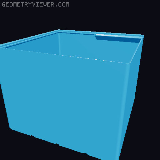 Gridfinity cups height 18 (130mm) collection 3D model thumbnail
