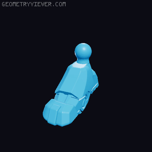 Iron Man MK3 Articulated Figure 3D model thumbnail