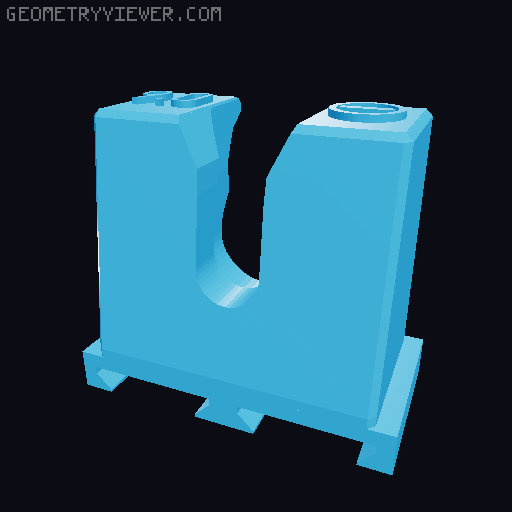 Multiboard - WERA Kraftform MultiConntect mounts REMIX 3D model thumbnail