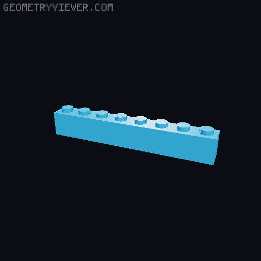 Lego Bricks 3D model thumbnail