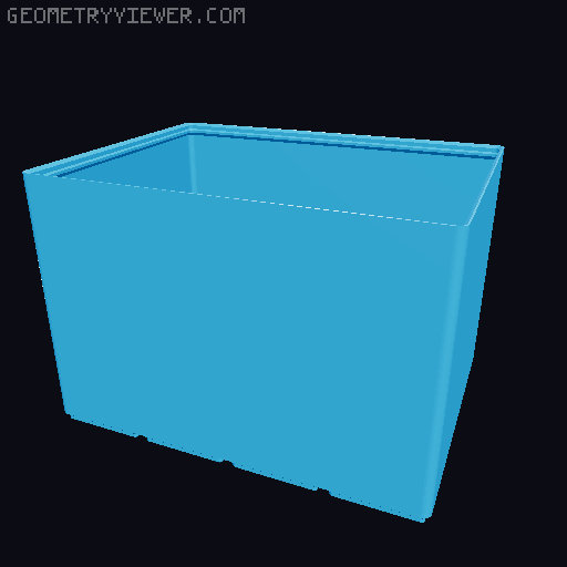 Gridfinity cups height 16 (116mm) collection 3D model thumbnail