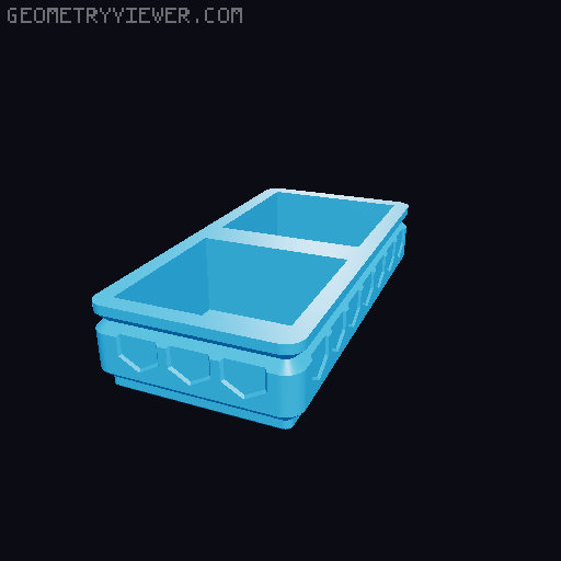 Gridfinity - Single print vase mode bins 3D model thumbnail