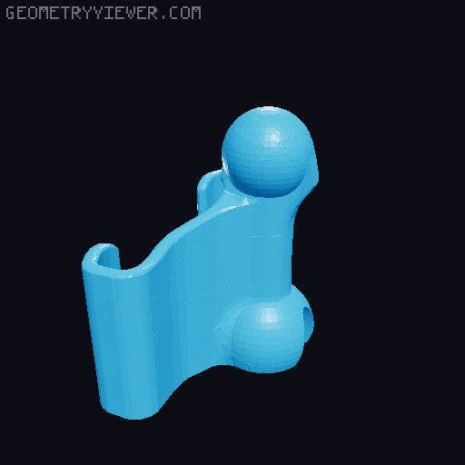 snake head and tail for upcycling 3D model thumbnail