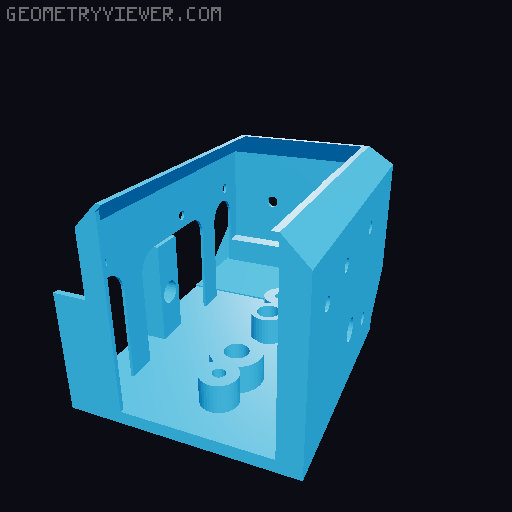 Rock Solid Milling Machine v.09 3D model thumbnail