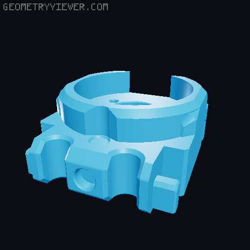 Yeethammer 36/40mm tube (Metric) 3D model thumbnail