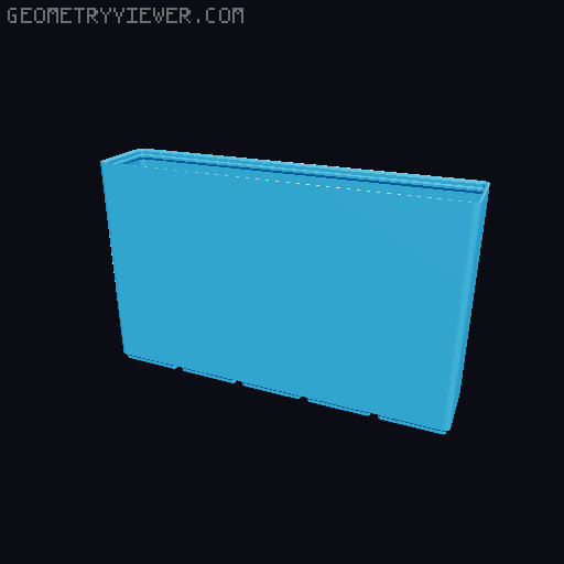 Gridfinity cups height 18 (130mm) collection 3D model thumbnail