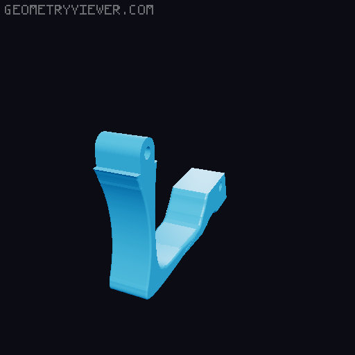 Red Herring Zinc Grip and Bolt Anchor Connector 3D model thumbnail