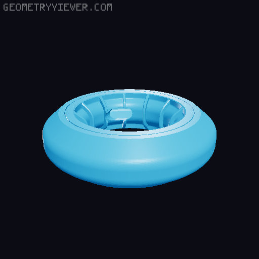 Next Gen USB (and more) Cable Winder / Organizer (Print-in-Place, Multiple Sizes, Stackable) 3D model thumbnail