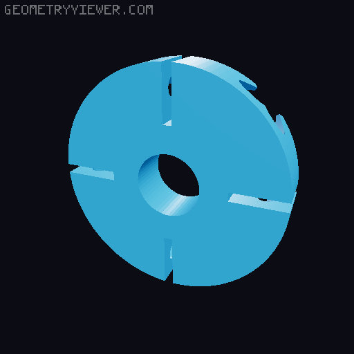 CAD mouse / Spacemouse using Hall Effect Sensors 3D model thumbnail