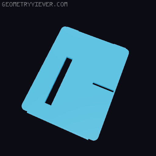 Smooth Z Box 3D model thumbnail
