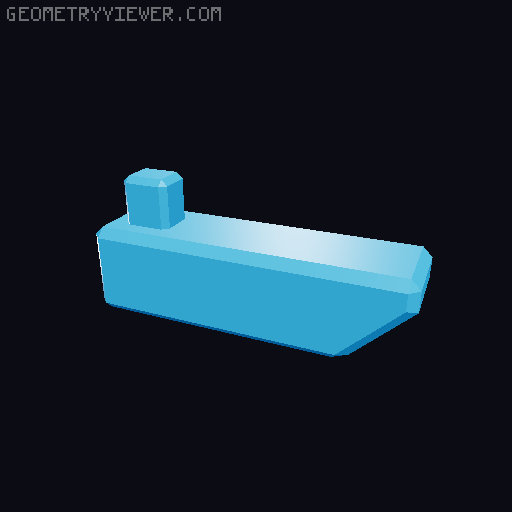 SLIDE LOCK - DOOR BOLT (Tested) 3D model thumbnail