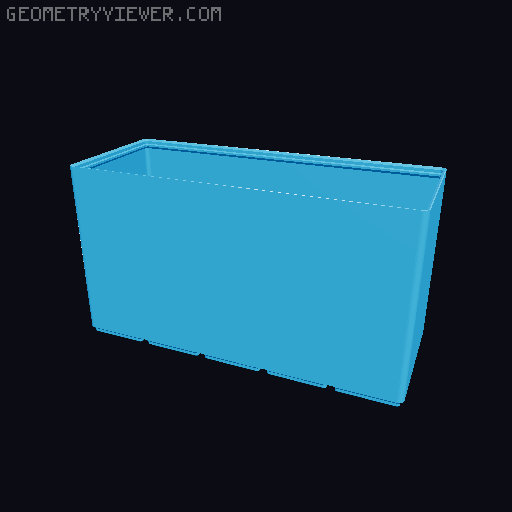Gridfinity cups height 16 (116mm) collection 3D model thumbnail