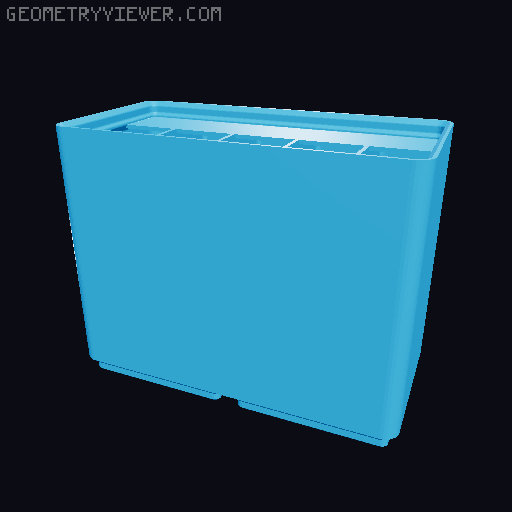 Gridfinity Ultra Light Bins - Divider Label Edition 3D model thumbnail