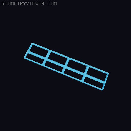 Gridfinity Clip Base - Half Grid Spacers 3D model thumbnail