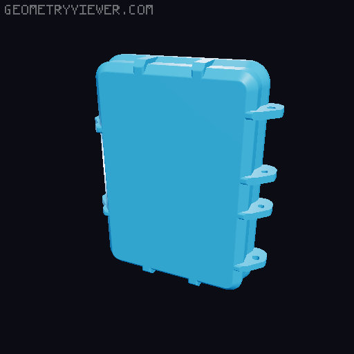 Playing Card Box 3D model thumbnail