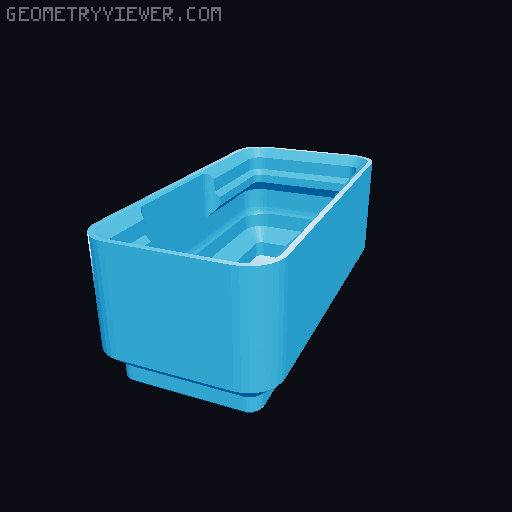 Gridfinity cups height 2 (18mm) collection 3D model thumbnail
