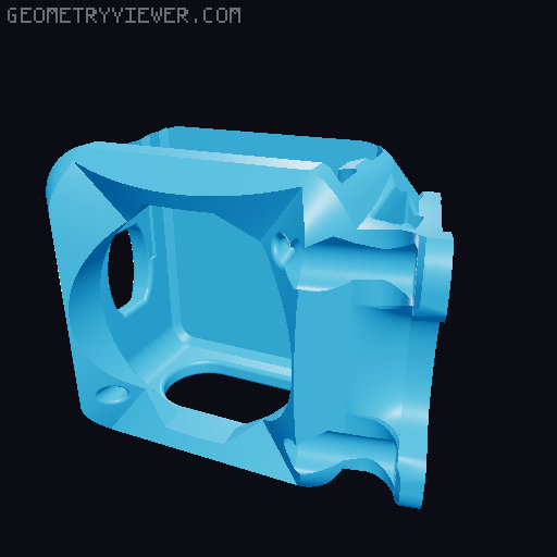 T4 Max FOV Action 2 DJI TPU Drone Mounts 3D model thumbnail