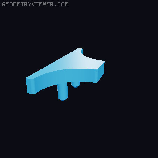 Drawer organizer 3D model thumbnail