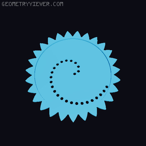Portable Hypocycloid Drawing Kit 3D model thumbnail