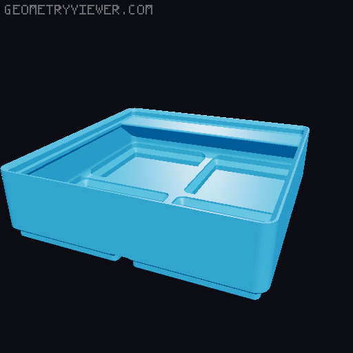 Gridfinity cups height 3 (25mm) collection 3D model thumbnail