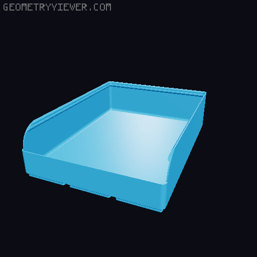 Gridfinity rouded bins collection all sizes 3D model thumbnail