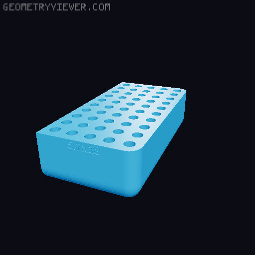 Modular 100rnd ammo box for 223/5.56, 9mm, and others. 3D model thumbnail