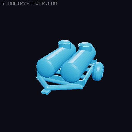 Flammpanzer Tiger I Semi-Fictional Model 3D model thumbnail