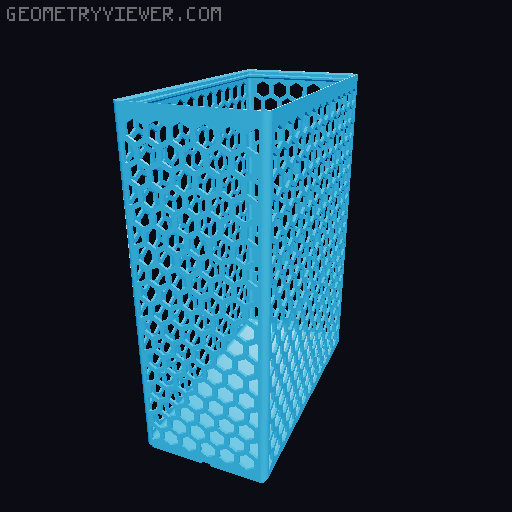 Gridfinity Hex Bins all sizes 3D model thumbnail