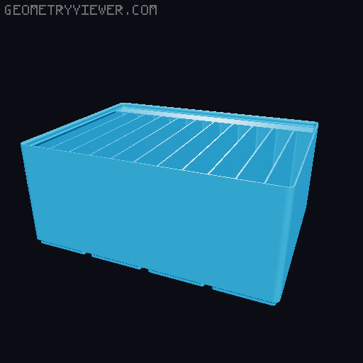 Gridfinity Ultra Light Bins - Divider Label Edition 3D model thumbnail