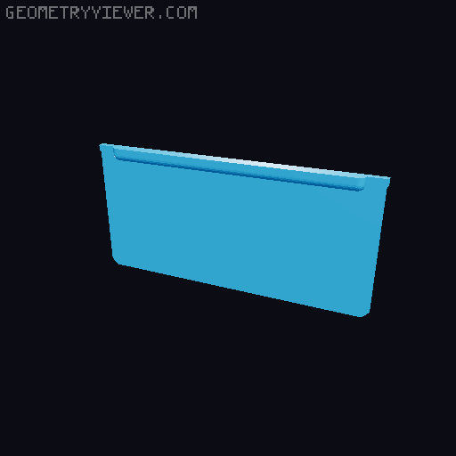 MK3S Side Tray Remix 3D model thumbnail