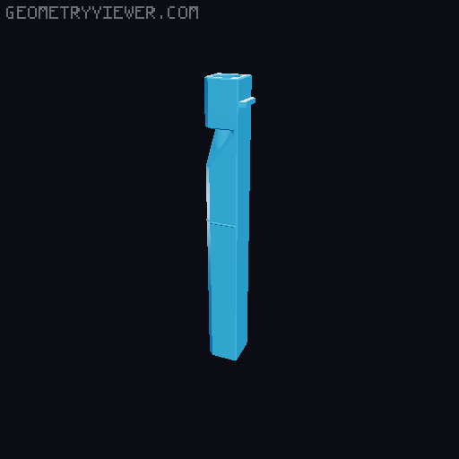 Train Whistle 3D model thumbnail