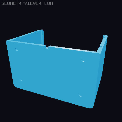 Marshall Amp pencil holder redux 3D model thumbnail