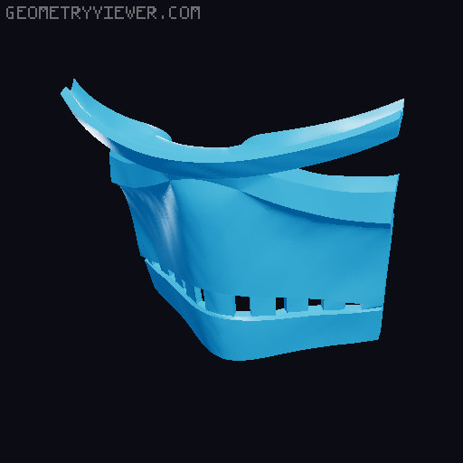 Stormtrooper ANH helmet - Prusa Mini+ 3D model thumbnail
