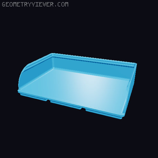 Gridfinity rouded bins collection all sizes 3D model thumbnail