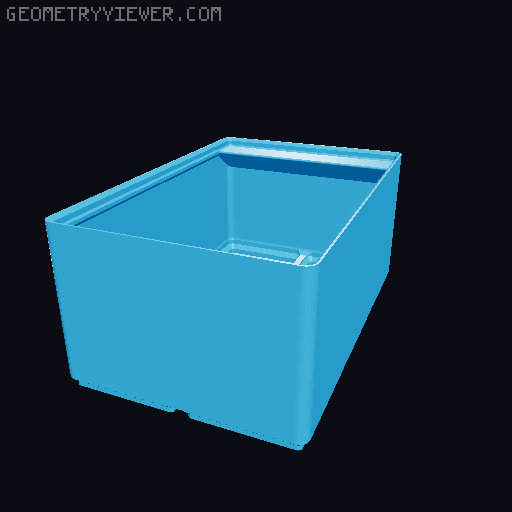Gridfinity cups height 8 (60mm) collection 3D model thumbnail