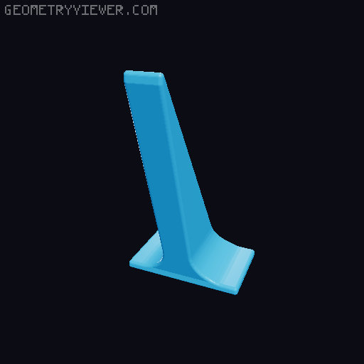 Universal Photo Frame Replacement Leg/Stand 3D model thumbnail