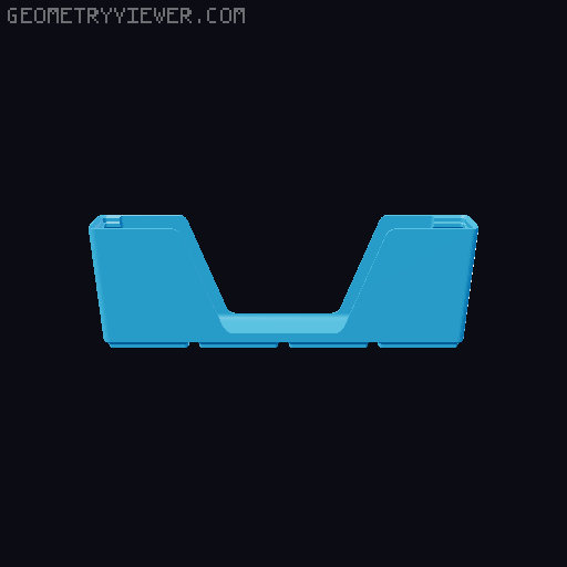 Gridfinity wall cutout collection 3D model thumbnail