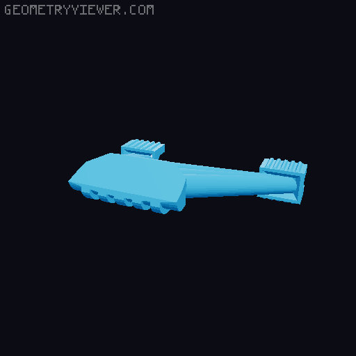 Raptor Class Light Cruiser From the Expanse 3D model thumbnail