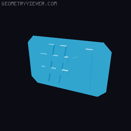 Trophy Number Plates 3D model thumbnail