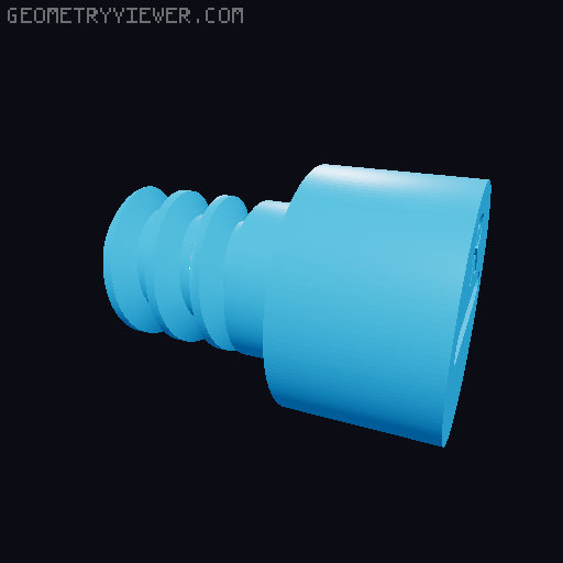 Adjustable foot rest 3D model thumbnail