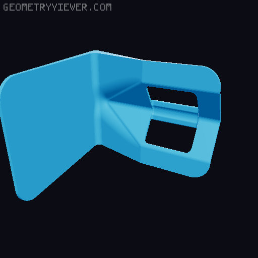 Trunk Cargo Block 3D model thumbnail
