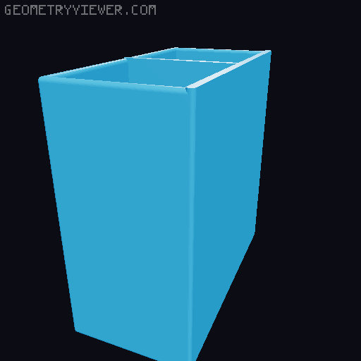 IKEA Helmer Drawer dividers 3D model thumbnail