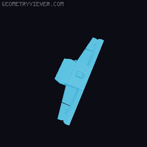 Enterprise Space Shuttle 3D model thumbnail