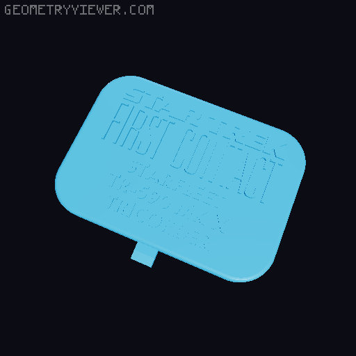 Star Trek TR-590 Tricorder Kit 3D model thumbnail