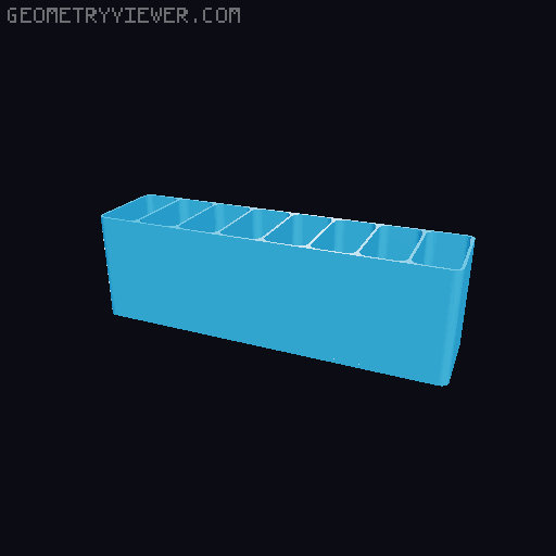 USB Cable Storage Organizers 3D model thumbnail