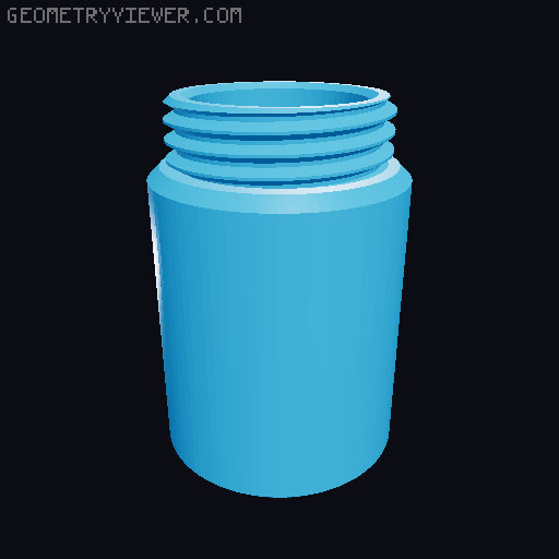 Outdoor Container / Pill Box 3D model thumbnail