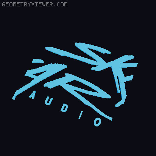 Skar Audio Logo 3D model thumbnail