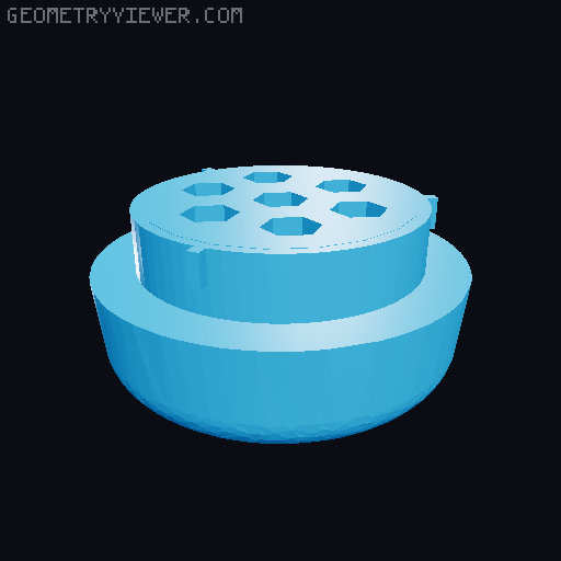 4mm Bits LTT Stubby Screwdriver 3D model thumbnail