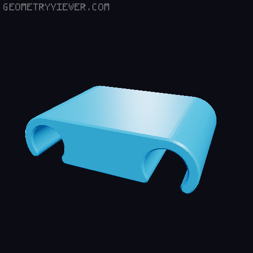 Watercooling / Radiator hose clamps 3D model thumbnail